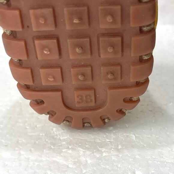 Spring Step Flowerflow Loafer Women’s 38(7.5-8)Yellow Leather Flats Slip-On Shoe - Picture 8 of 10